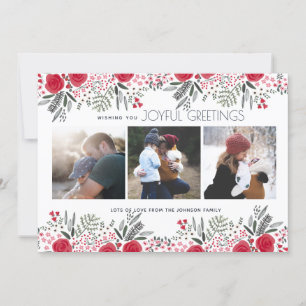 Botanical Garden joyful greetings   Photo Card