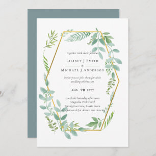 Botanical Garden Leaves Greenery Wedding