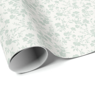 Botanical Garden Muted Sage - Neutral Wrapping Paper