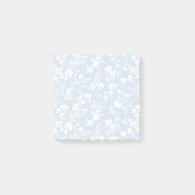 Botanical Garden Neutral - Powder Blue Post-it Notes (Front)