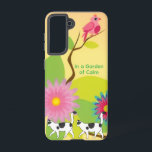 Botanical Garden of Calm Cat Galaxy Case<br><div class="desc">Bring serenity and natural beauty to your Samsung Galaxy with this Botanical Garden of Calm Cat Case. Featuring two black and white cats strolling gracefully through blooming botanical gardens, this design captures a peaceful moment inspired by nature and quiet companionship. Designed for protection and style, this Galaxy phone case offers...</div>