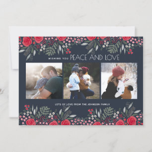 Botanical Garden peace and love   Photo Card