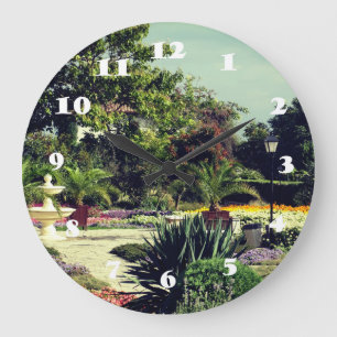 Botanical Garden Photo Wall Clock