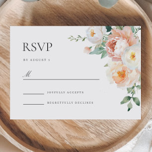 Botanical Garden Spring Floral Wedding RSVP Card