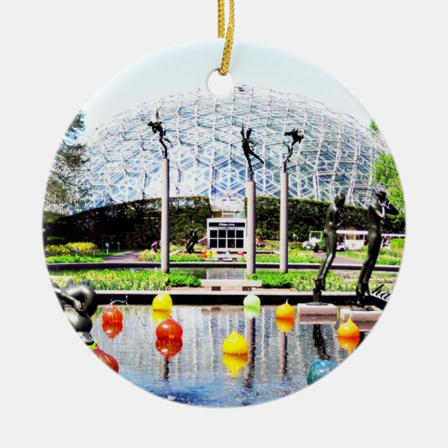 Botanical Garden St Louis, St Louis Ceramic Tree Decoration (Front)