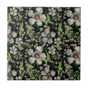 Botanical Garden – Vintage Floral Pattern Tile