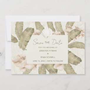 Botanical Garden Wedding  Save The Date
