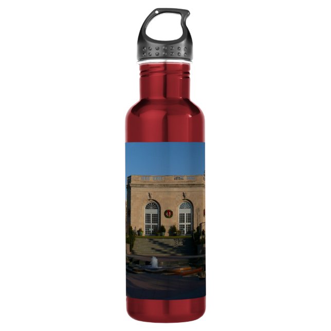 Botanical Gardens at Christmas in Washington DC 710 Ml Water Bottle (Front)