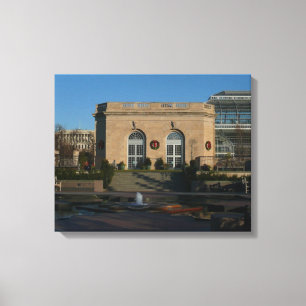 Botanical Gardens at Christmas in Washington DC Canvas Print