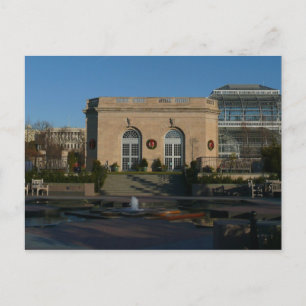 Botanical Gardens at Christmas in Washington DC Holiday Postcard