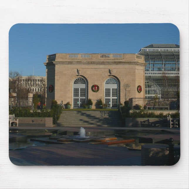 Botanical Gardens at Christmas in Washington DC Mouse Mat (Front)