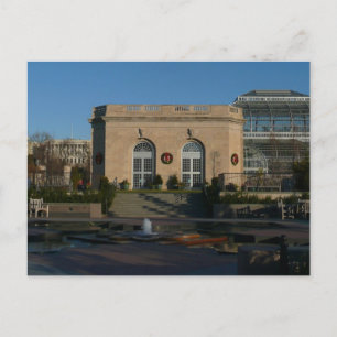 Botanical Gardens at Christmas in Washington DC Postcard