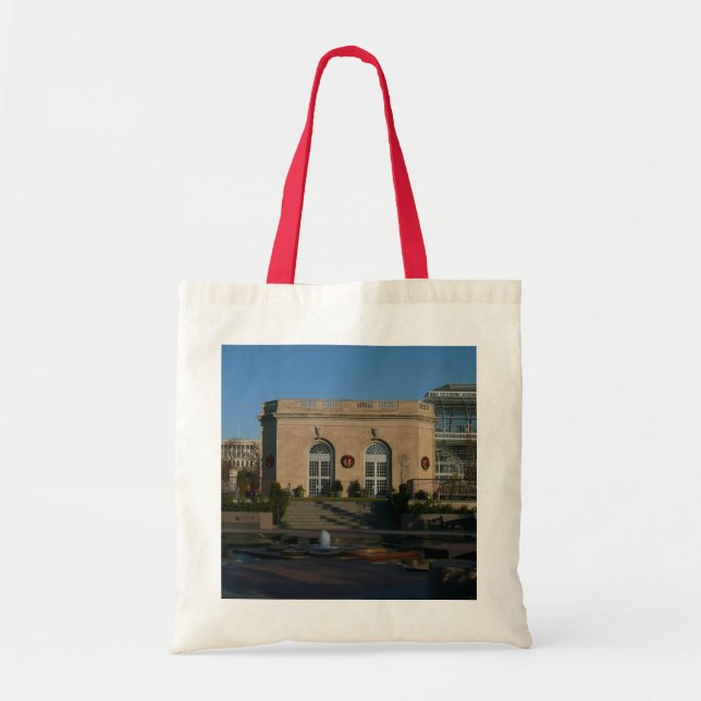 Botanical Gardens at Christmas in Washington DC Tote Bag (Front)