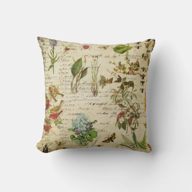 Botanical Gardens Decorative Pillow (Front)