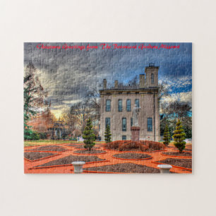 Botanical Gardens Missouri.Christmas Greetings Jigsaw Puzzle