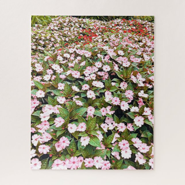 Botanical Gardens pink flowers NSW Jigsaw Puzzle (Vertical)
