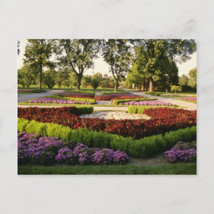 Botanical Gardens, the annuals, Montreal, C Postcard