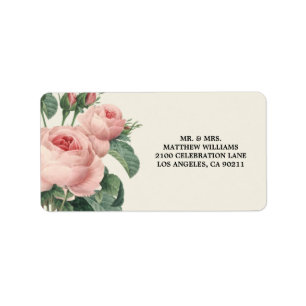 Botanical Glamour   Address Label