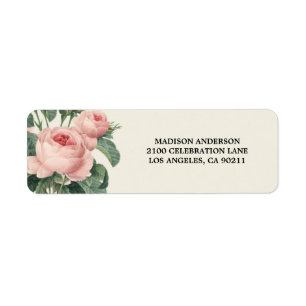 Botanical Glamour Return Address Label
