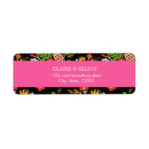 Botanical Gold Greenery Return Address Label