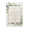 Botanical Gold Greenery Wedding Details