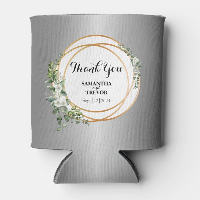 Botanical Golden Rings Can Cooler (Front)