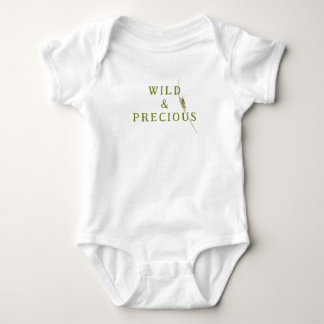Botanical Grasshopper Wild & Precious Baby Shower Bodysuit
