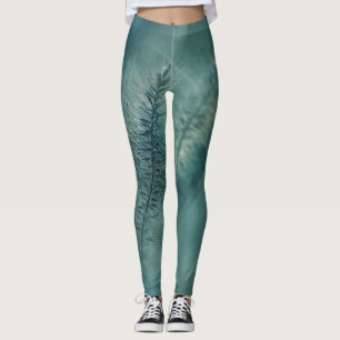 Botanical Green Ferns Leggings