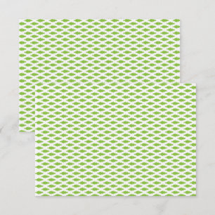Botanical Green File Folder Set Card