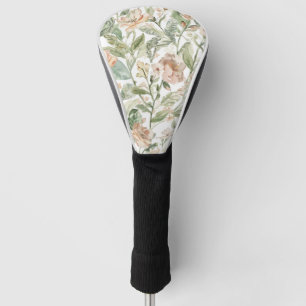 Botanical Green Garden Lush Leaves Floral Golf Head Cover