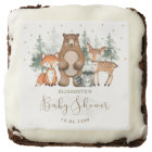 Botanical Greenery Woodland Animals Baby Shower