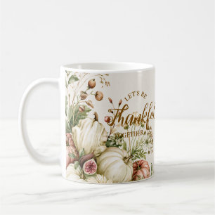 Botanical Heirloom Pumpkin Thanksgiving Coffee Mug