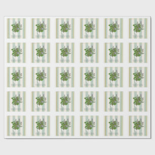 Botanical Herb Garden Medley - Sage Kitchen Art Wrapping Paper