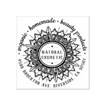 Botanical Homemade Beauty Business Floral Mandala