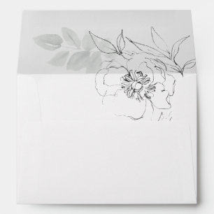 Botanical Illustration 5x7 Invitation Envelope