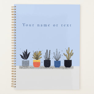 Botanical Illustration potted house plant Planner