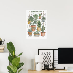 Botanical Illustration wall art, Plant Lover Gift Poster