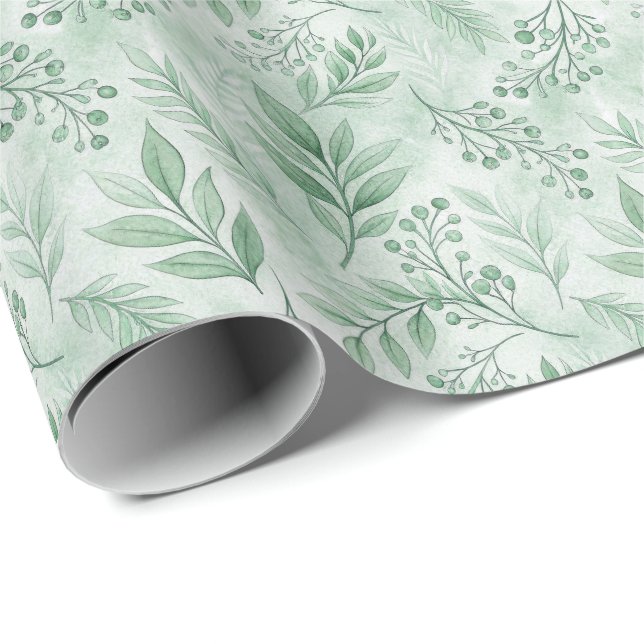 Botanical Illustration Wrapping Paper Roll (Roll Corner)