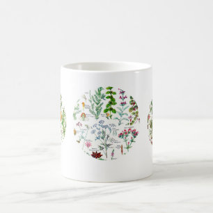 Botanical Illustrations - Larousse Plants Coffee Mug