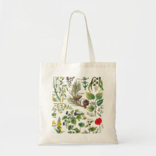 Botanical Illustrations - Larousse Plants Tote Bag
