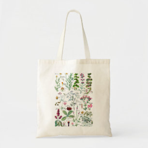 Botanical Illustrations - Larousse Plants Tote Bag