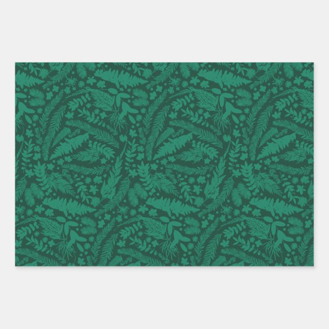 Botanical Impressions  Wrapping Paper Sheet (Front)