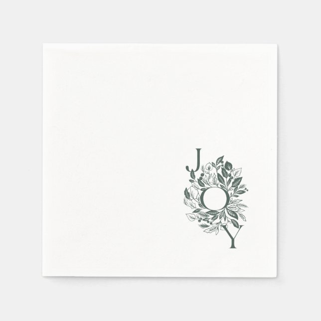 Botanical Joy Paper Napkin (Front)