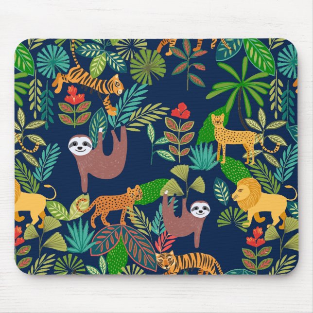Botanical Jungle   Mouse Mat (Front)