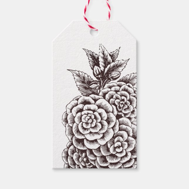 Botanical Kraft Gift Tag (Front)