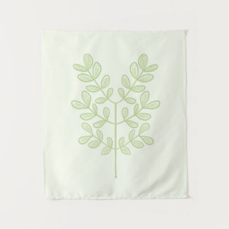 Botanical Leaf Tapestry