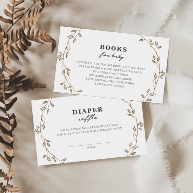 Botanical Leaves Book Request Enclosure Card (Creator Uploaded)