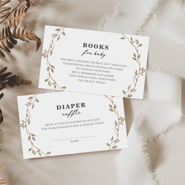 Botanical Leaves Book Request Enclosure Card (Creator Uploaded)