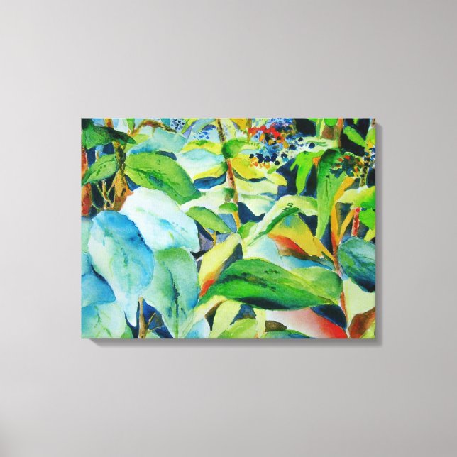 Botanical Leaves Canvas Print 24 x 18 (Front)