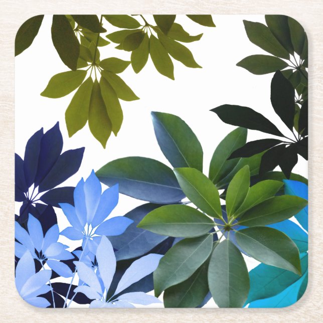 Botanical, Leaves  Custom Coasters (Front)